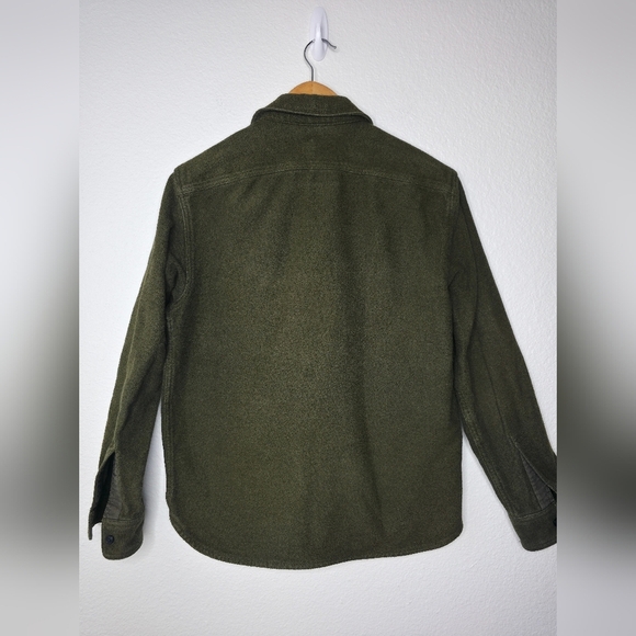 Everlane Men's Heavyweight Overshirt, Size M, Heathered Green Color - Picture 2 of 8